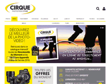 Tablet Screenshot of lecirque.fr